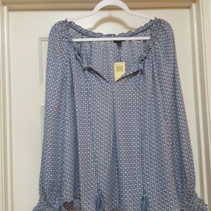 💙 NWT Max Edition peasant blouse L